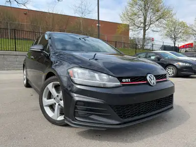 CLEAN CARFAX • 2018 VOLKSWAGEN GOLF GTI AUTOBBAHN DSG • $19,599 + HST • 130,000 KM Vero Auto Advanta...