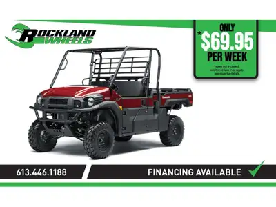 2026 Kawasaki MULE PRO-FX EPS 820 Kawasaki MULE PRO-FX 820 Confort spacieux et capacité tout-terrain...