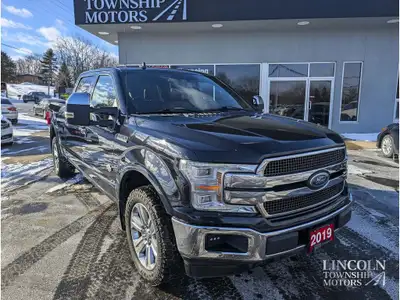 2019 Ford F-150 King Ranch Black Odometer is 2133 kilometers below market average! King Ranch 4WD 10...