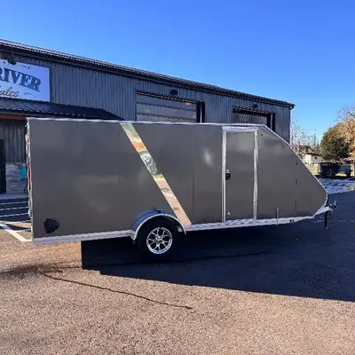 Grand River Trailer Sales Cargo trailer , snowmobile trailer Canadian Made! Calibre Ski Guids includ...