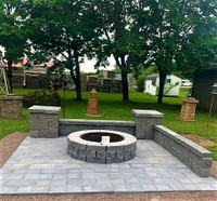 FIRE PITS - RETAINING WALLS - FLOWER BEDS -
