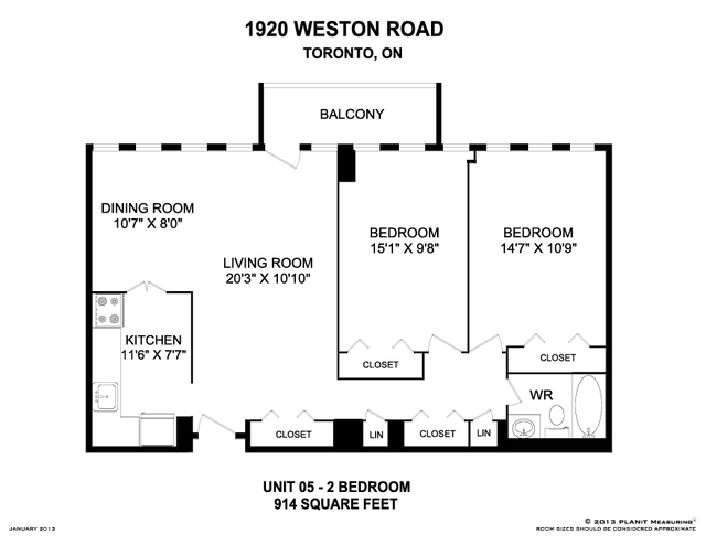 2 BEDROOM APARTMENT FOR RENT in Long Term Rentals in City of Toronto - Image 13