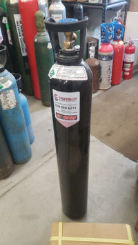 80 cu/ft Welding Gas Cylinder 100% Argon - Tank CGA 580 - FULL