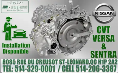 2009 2010 2011 2012 2013 2014 2015 2016 2017 Nissan Sentra CVT Transmission, Nissan Versa CVT, Nissa...