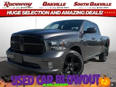 2022 RAM 1500 CLASSIC EXPRESS CREW CAB 4X4 Granite Crystal Metallic Cloth Front 40/20/40 Bench Seats...