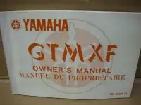 1979 Yamaha GT80 MX owners manual 367-28199-71