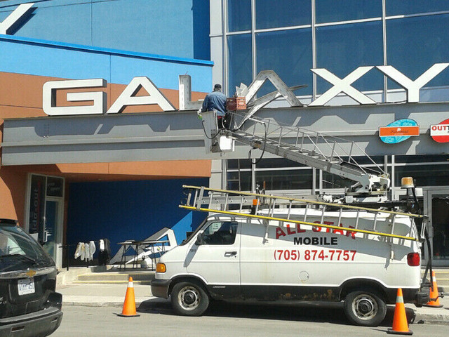 Outdoor illuminated facia and pylon signs serviced manufactured in Outdoor Lighting in Peterborough - Image 3