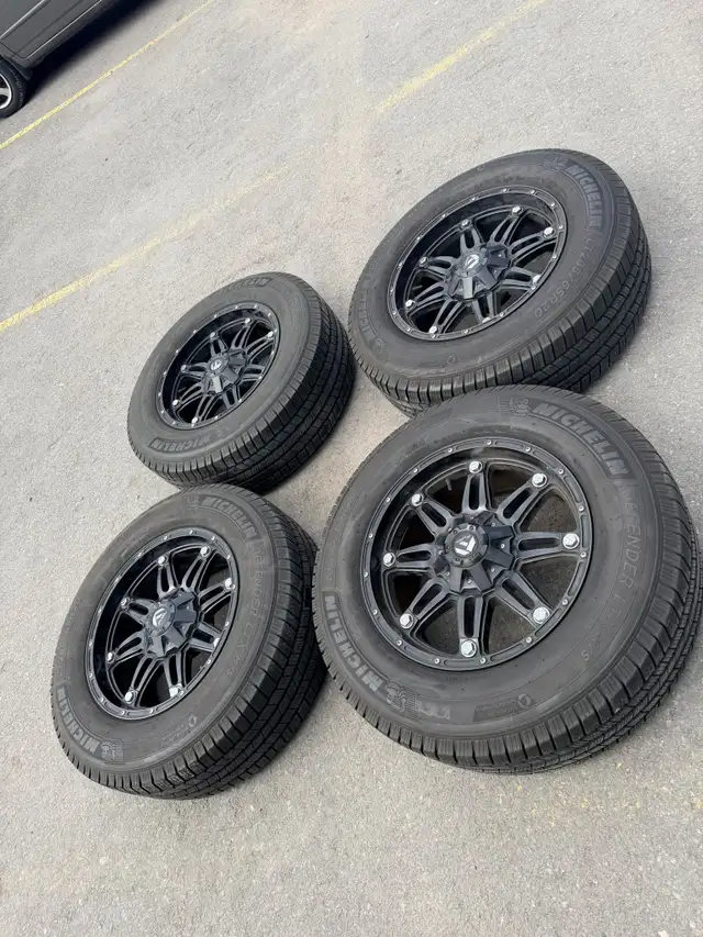 285/65/20 fuel hostage 6x135 6x139.7 Michelin AT ford f150 dodge in Tires & Rims in City of Toronto - Image 5