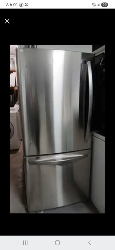 Réfrigérateur inox L.G, View more