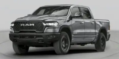 The 2026 Ram 1500 Sport in Granite Crystal Metallic delivers a bold, modern look with a sleek Black...