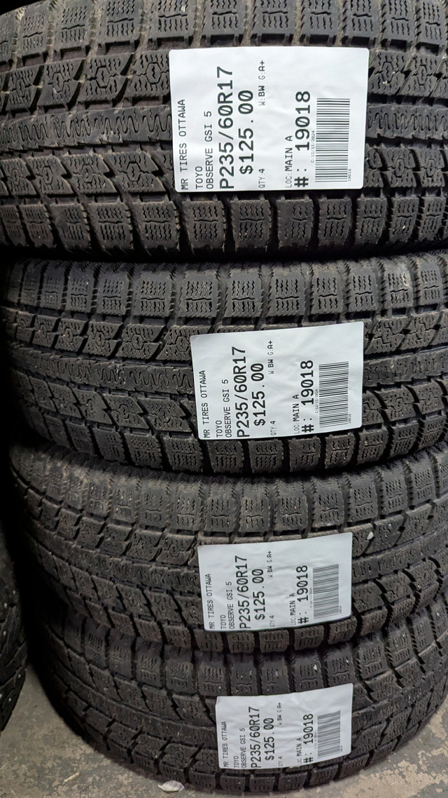 P235/60R17 235/60/17 TOYO OBSERVE GSI 5 TAG # 19018 in Tires & Rims in Ottawa