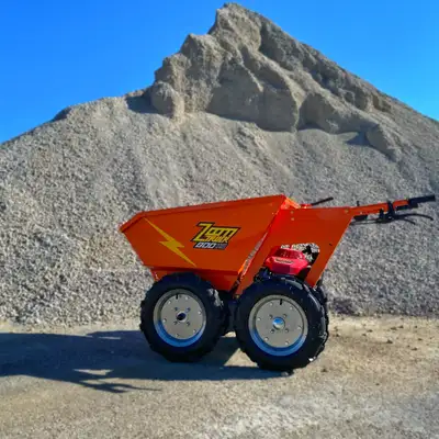 Our commercial grade Canadian made Power Wheelbarrow is Rugged and RELIABLE. Powered by Honda with a...