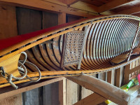 Vintage Peterborough Canoe
