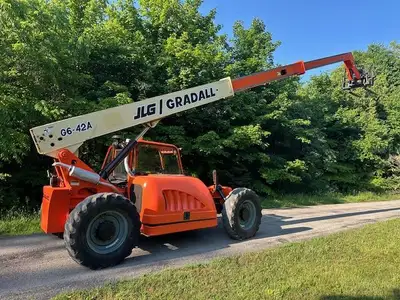 Telehandler, Rough Terrain Forklift, Reach Lift, Zoom Boom, 4x4, Gradall, JLG, SkyTrak, Genie, Skyja...