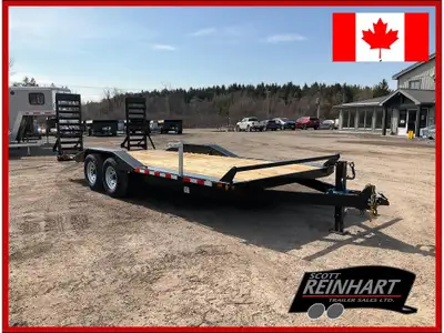 2026 Canada Trailers 102in.x20 7 Ton Equipment Trailer 15,120LB GVWR, 2 7000LB Slipper Spring Axles,...