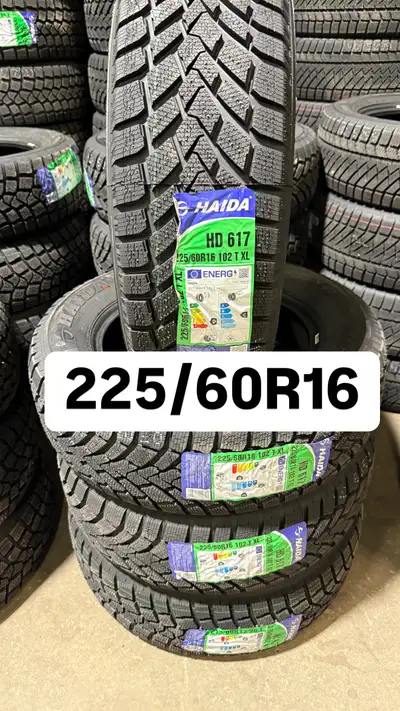 SIZE:225/60R16 NEW WINTER TIRES BRAND:MILEKING INSTALLATION AND BALANCE IS AVAILABLE ADDRESS:2520 CE...