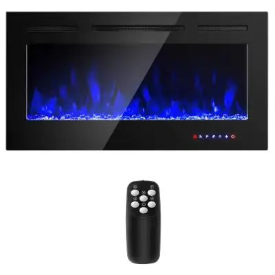 *BNIB!* Illuminus DECOR FLAME 40-INCH MOUNTED ELECTRIC Fireplace, View more
