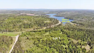 This approximately 25 Acre plot of land (future Lot 1) is situated in the middle of a beautiful lake...