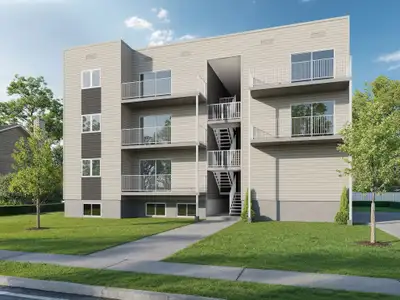 418-655-8281 À voir au 115 48e rue Ouest, appartement #2, magnifique 4 1/2 construction neuve !! Sit...