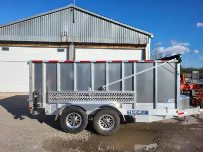 Canadian Made Aluminum Cargo Trailers Used Dump Trailer With A Unheard Of 10yrs STRUCTURAL WARRANTY....
