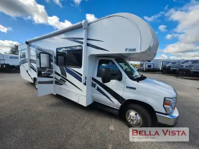 Thor Motor Coach Four Winds Class C gas motorhome 31EV highlights: Full-Wall Slide Bunk Beds Cab Ove...