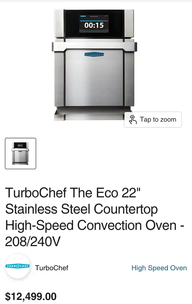 Turbochef Oven Brand New High Speed Oven / Four Micro-Onde  NEUF in Industrial Kitchen Supplies in City of Toronto - Image 8