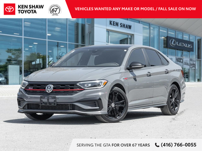 Pure Gray With Black Roof 2021 Volkswagen Jetta GLI! Navigation / Leather / Sunroof / Power Driver S...