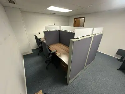 Tayco Call Center Workstation | Teknion Leverage System!, View more