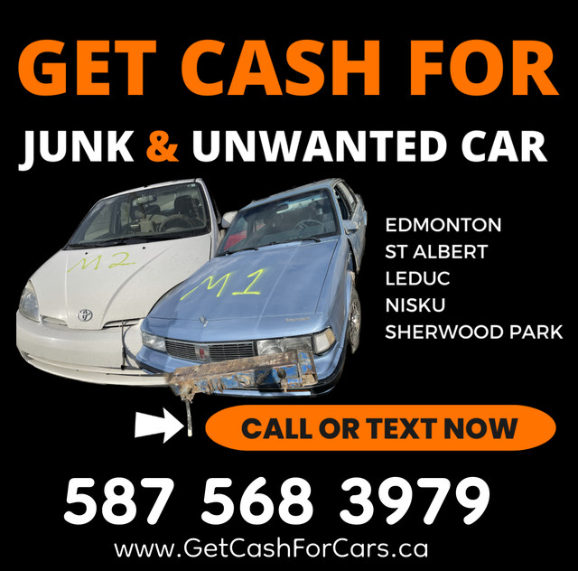 ⭐️SELL YOUR OLD CAR TODAY⭐️ CASH FOR JUNK CARS EDMONTON in Other Parts & Accessories in Edmonton