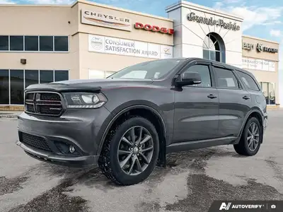 Leather | 7 Seater | Sunroof | Bluetooth | Cruise Control | Clean Carfax This Dodge Durango boasts a...