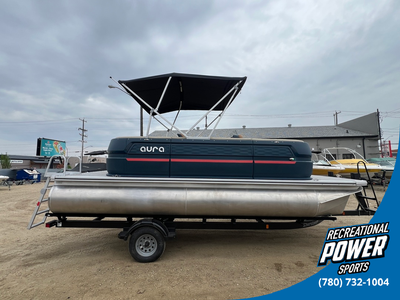 Get ready to make a splash with the new Avalon Aura 2185 Quad Lounge Pontoon! With luxurious wrap-ar...