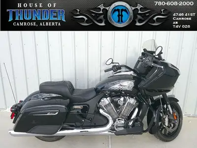 Experience the perfect blend of raw power and long-haul comfort with this 2021 Indian Challenger — a...