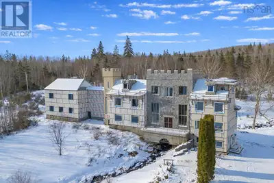 A Cape Breton Castle! This extraordinary property presents a rare opportunity to complete and reimag...