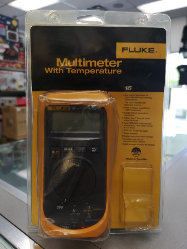 FLUKE 16 Multimeter With Temperature Other Oakville / Halton Region