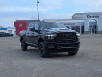 The 2026 Ram 2500 Limited Mega Cab Night Edition in Diamond Black Crystal Pearl delivers bold stylin... (image 8)