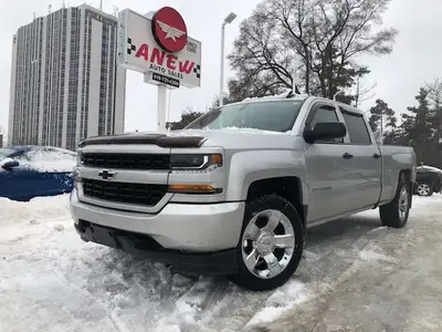 2018 CHEVROLET SILVERADO 1500 4X4 5.3 V8 CREW CAB 6.5 FOOT BOX - RUNS GREAT - NEW TIRES - NEW BRAKES...
