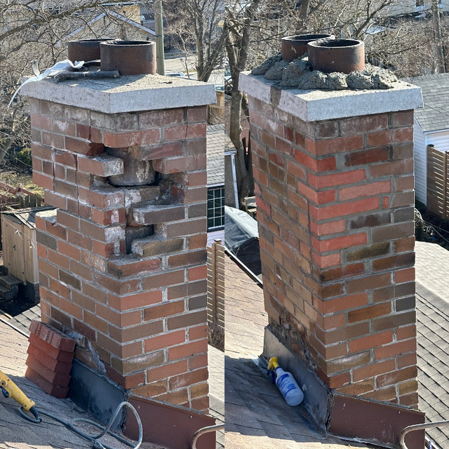 Chimney skylight retaining wall repair GTA in Renovations, General Contracting & Handyman in Hamilton - Image 3