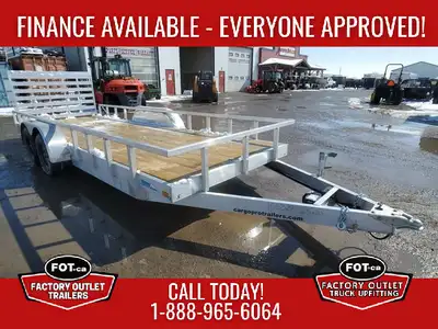 Welcome to Factory Outlet Trailers! NEW 6.5x20ft CargoPro Utility Landscape Wood Deck Trailer by Alc...