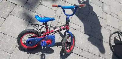 Huffy Marvel Spider-man Kids' Bike 12-In Red and Blue Bicycle, View more