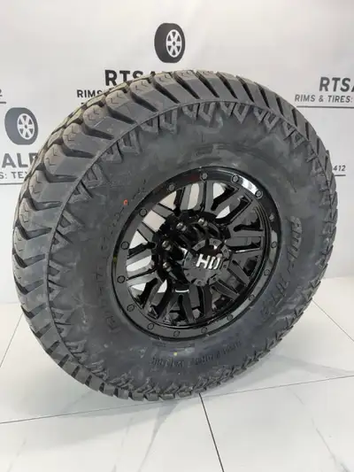 17x8 17 inch 8x165 8x6.5 wheels for Dodge Ram 3500, Chevy Silverado / GMC Sierra 2500 HD, both to 20...