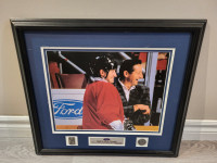 Framed Wayne Gretzky Picture for Mancave or TV Room