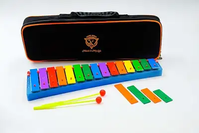 Christmas Gift: Professional Metal Xylophone Knock 15-Tone, View more