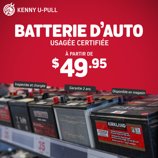 Car Batteries with 2 Years Warranty Starting at only $49.95! in Other Parts & Accessories in Moncton - Image 3