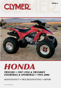 Clymer Shop Manuals For Honda ATV's