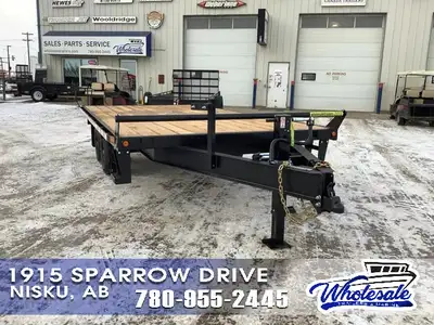 16' DECKOVER TRAILER LOCATED IN NISKU, AB SD16-10K 102in. X 192in. 3,098 lbs 7,702 lbs GVWR: 10,800...