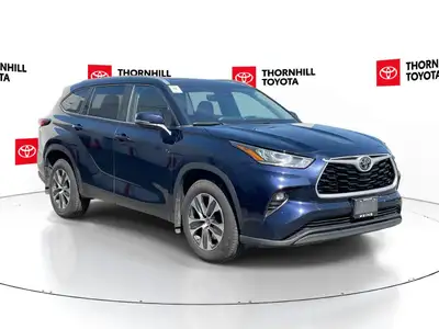 Thornhill Toyota Proudly Presents This Blue 2023 Toyota Highlander with XLE AWD Package, Featuring a...