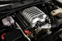 PITCH BLACK,WHEELS: 20 X 9.5 SRT MATTE BLACK FORGED ALUM (STD),ENGINE: 6.2L SUPERCHARGED HEMI HELLCA... (image 6)