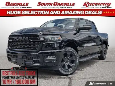 CREW CAB 4X4, CLOTH HIGH-BACK BUCKET SEATS, BLACK EXPRESS EDITION, BLIND-SPOT MONITORING w/ CROSS-PA...