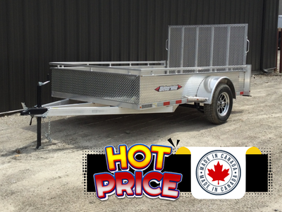 Welcome to Vehicle Venture. 2026 WEBERLANE 6'X10' ALUMINUM UTILITY TRAILER Weberlane Aluminum Utilit...