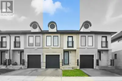 Stylish Fox Hollow freehold townhome in North West London! Built in 2022. Highlights include: modern...